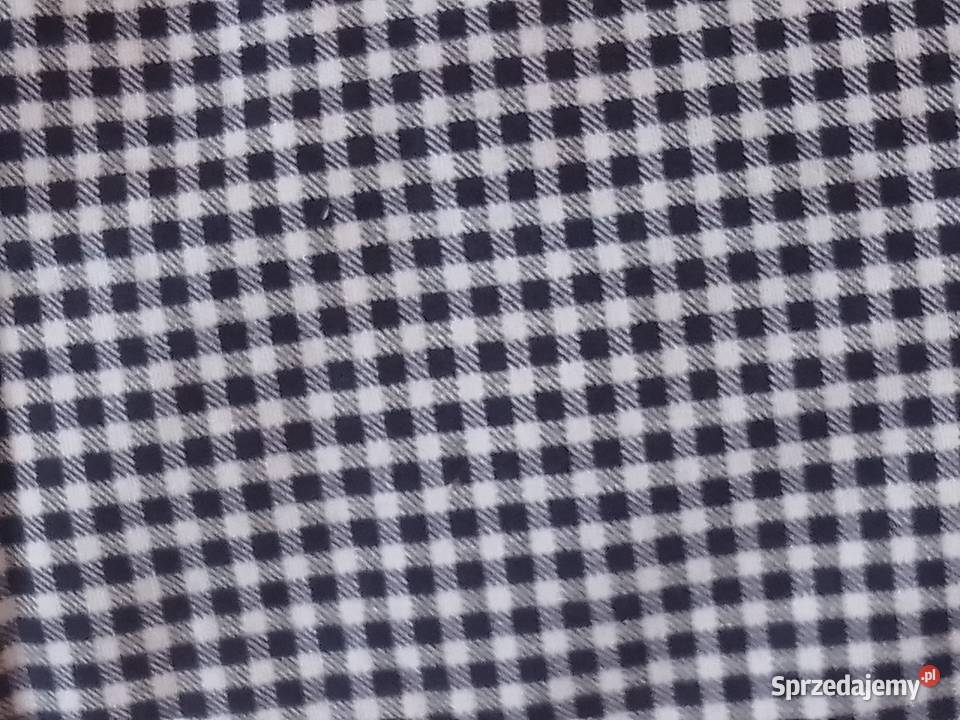 Kupon materiału flanela bawełniana z okresu PRL Sosnowiec