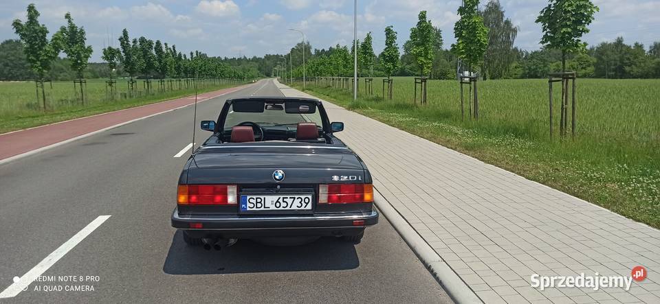 bmw e30 cabrio przebieg 95 2000cm3 Imielin