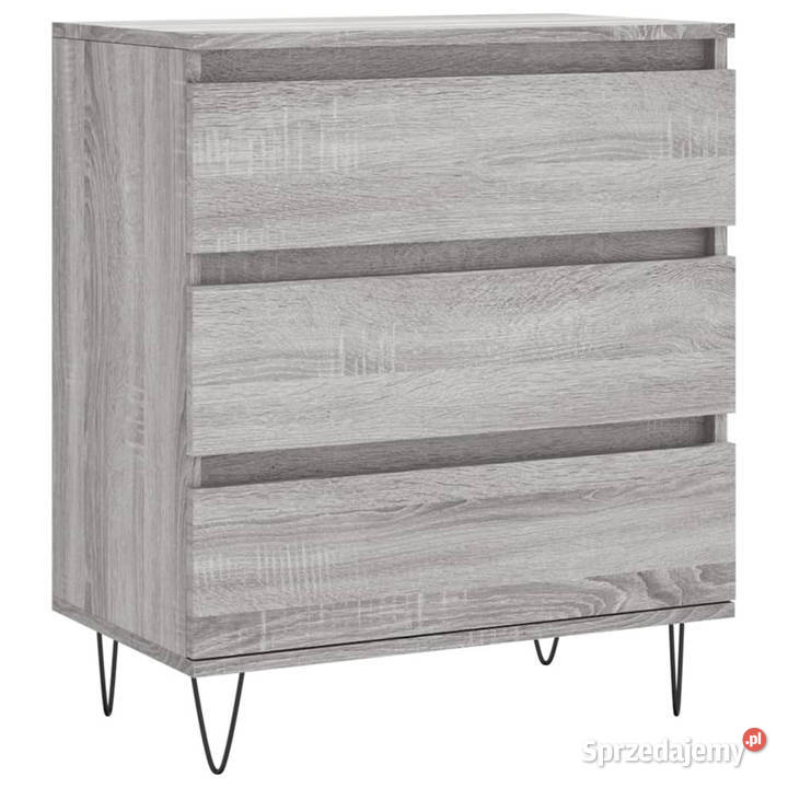 Komoda szary dąb sonoma 60x35x70 materiał Warszawa