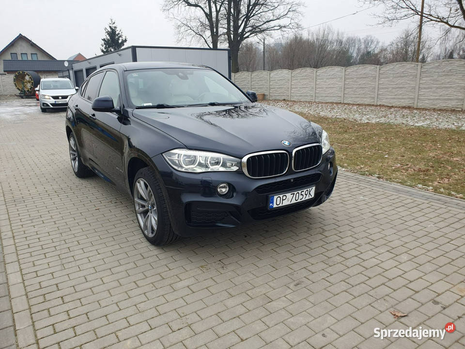 BMW X6 30d 258 2018r M Pakiet Salon Polska FVat elektrochrom. lusterka boczne BMW Strobice