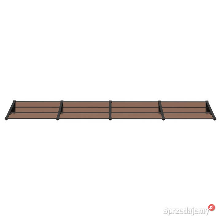 Daszek drzwi czarny 396x90 poliwęglan WM153703 mazowieckie