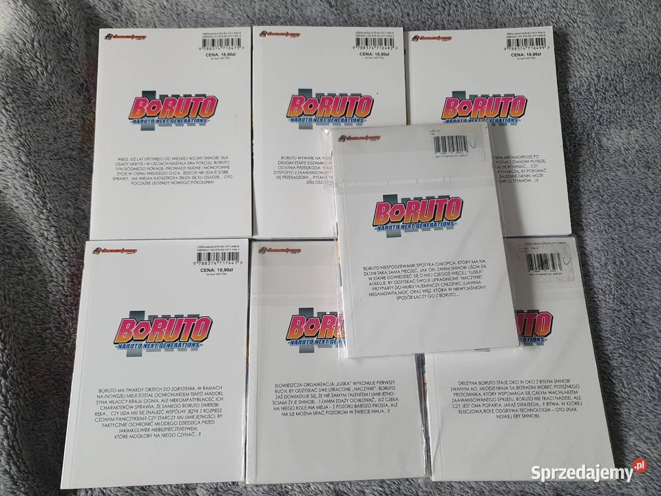 Boruto zestaw 7 tomów wydanie 1 2018 Gdynia