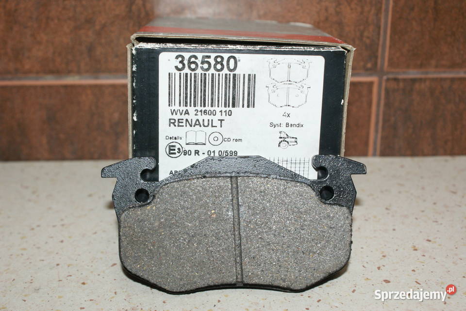 36580 ABS KLOCKI HAMULC CITROEN SAXOXSARAZX TYŁ Białobrzegi