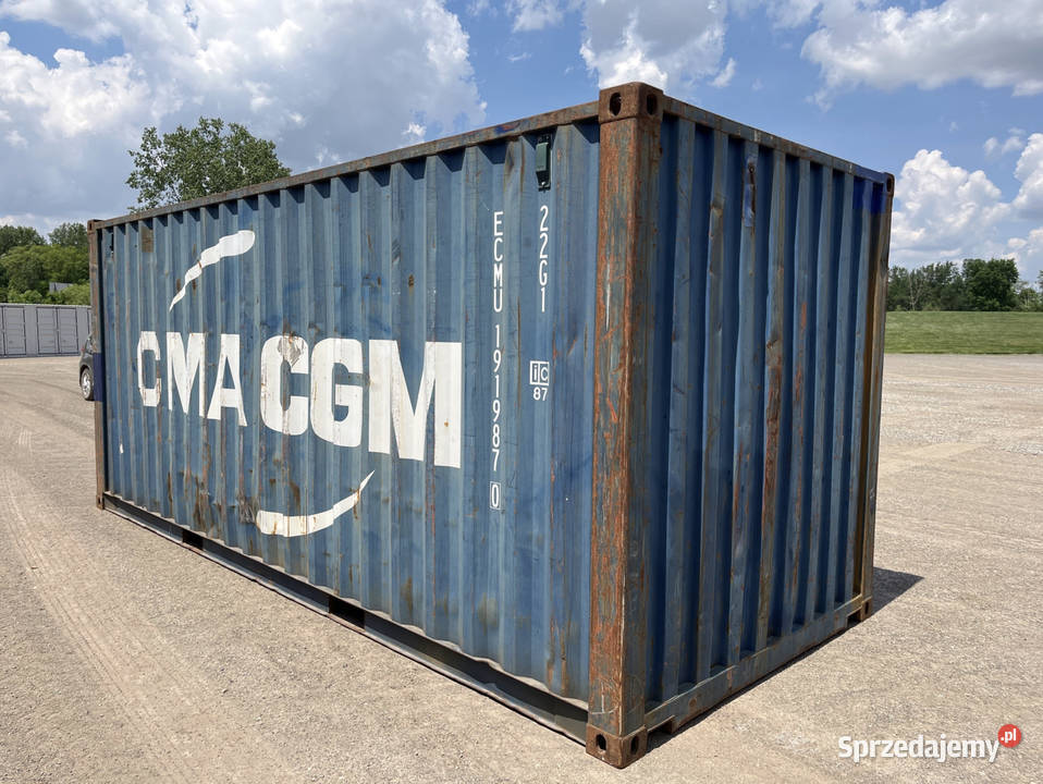 Kontener morski magazynowy 20DV 6 metrowy Poręba