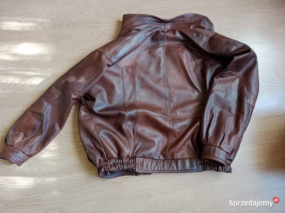 Klasyczna Kurtka Skórzana ELAZAR LEATHER Rozmiar Ruda Śląska