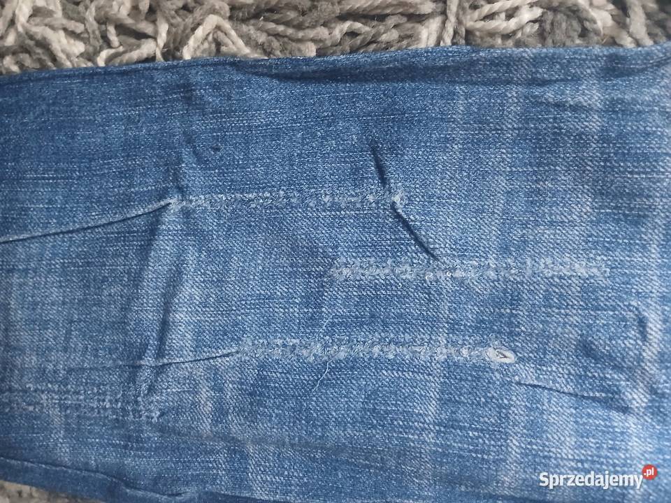 Legginsy imitacja jeansu z dziurami Chrzanów