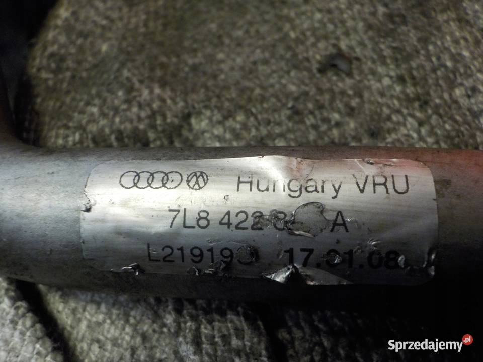 AUDI Q7 42 TDI V8 09r 326 BTR przewod rura wody