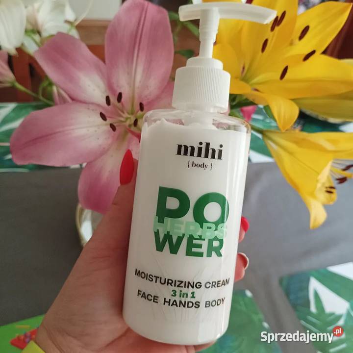 Nawilżający krem 3 w 1 Twarz Dłonie Ciało Aloes podlaskie Hajnówka