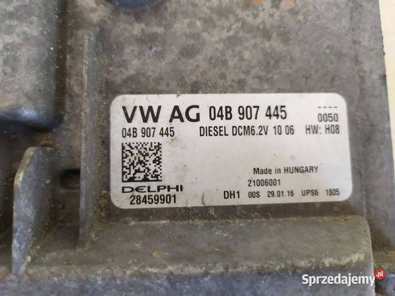 STEROWNIK SILNIKA SKODA FABIA III 04B907445 Gliwice