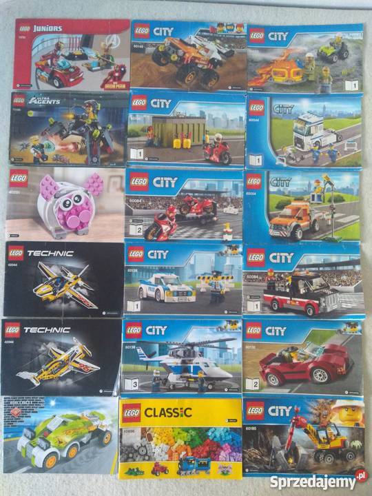 LEGO instrukcje 67 książeczki do zestawów Warszawa