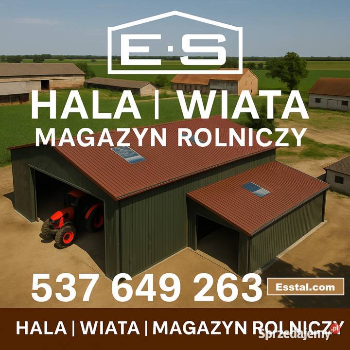 Garaż  OTWARTY Wiata Hala Garaż Blaszany Magazyn Oleśnica