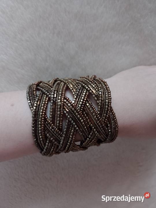ZARA Szeroka Bogato zdobiona bransoletka na rękę małopolskie