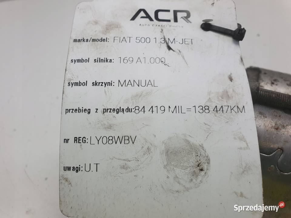 ROZRUSZNIK Fiat 500 13 MultiJet MJET Rudka