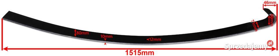 Pióro Resoru PODGŁÓWNE 2 10mm HL 8011 HL 6011 Do przyczep rolniczych kujawsko-pomorskie Solec Kujawski