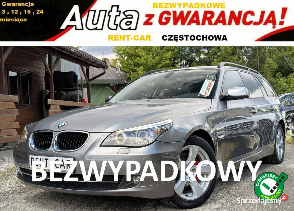 BMW 520 163ZAREJESTROWANYBezwypadkowyAutomatNavi wielofunkcyjna kierownica sprzedam