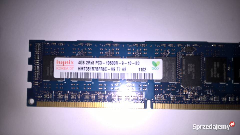 Hynix HYNIX DDR3 4GB PC310600R ECC 1R Kraków