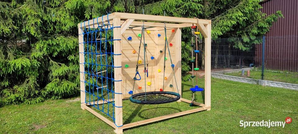 PLAC ZABAW HUŚTAWKA ALTANA WIATA wielkopolskie Kijaszkowo
