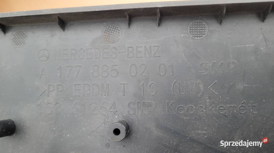 MERCEDES W177 AKLASA PODKŁADKA POD TABLICĘ PRZÓD Ruda Śląska