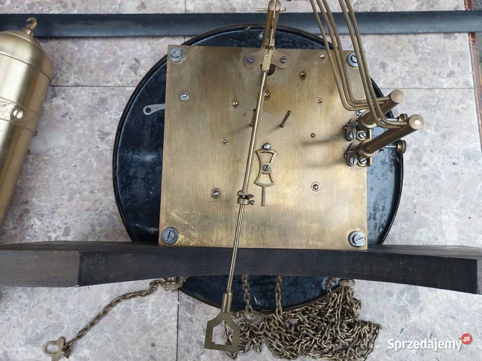 132 Stary zegar podłogowy chłop 215 secesja Tczew