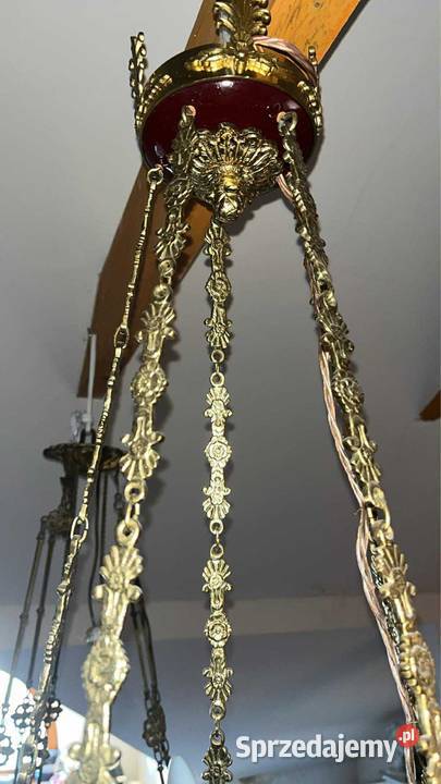 Żyrandol Podsufitowy Pięcioramienny Plafon Gdańsk