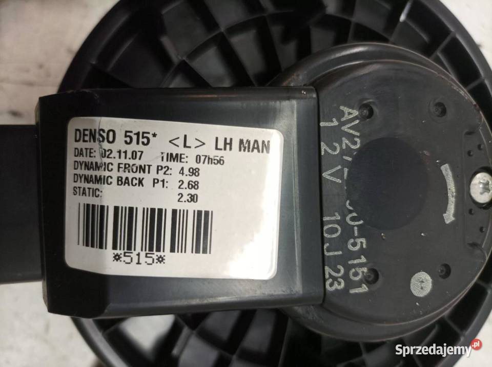 DMUCHAWA NAWIEWU REYZSTOR KPL Toyota Auris I sprzedam