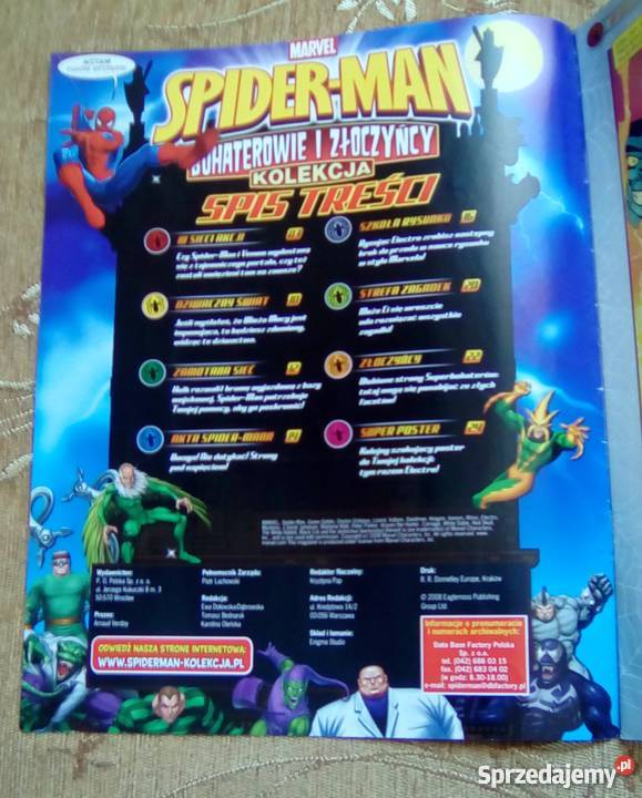 SPIDERMAN BOHATEROWIE I ZŁOCZYŃCY 9 lubelskie Piszczac