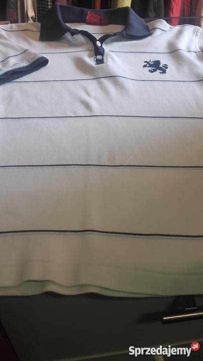 białe polo w paseczki Hilfiger Rozmiar S Sosnowiec