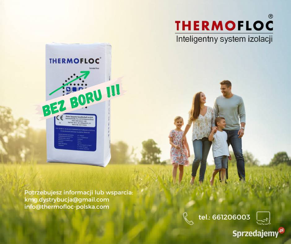 Izolacja celuloza Thermofloc do ręcznego Rzeszów sprzedam