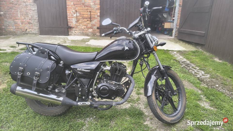 Sprzedam Motor Romet soft chopper 125cc czterosuwowy pomorskie Starogard Gdański