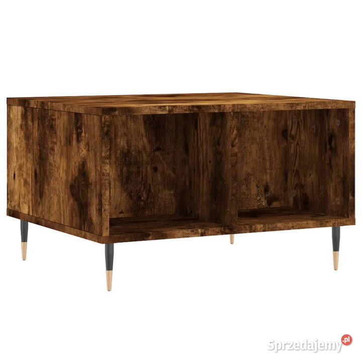 Stolik kawowy przydymiony dąb 60x50x365 WM830537 Warszawa