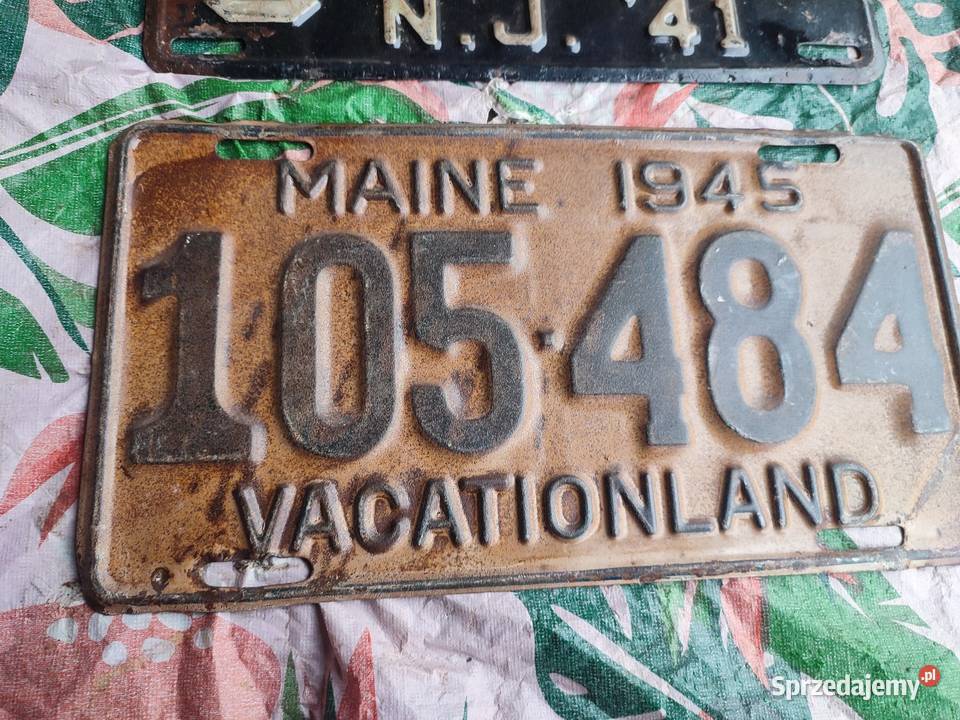 Przedwojenne tablice amerykańskie Dulcza Wielka