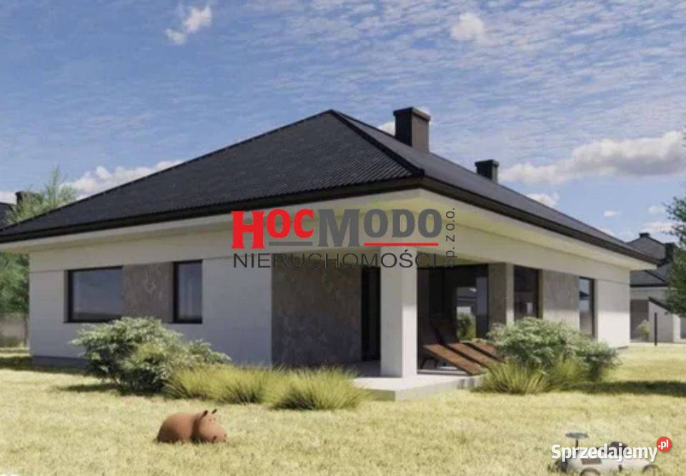 Nowoczesny dom z ogrodem i tarasem 1 piętro Pobyłkowo Małe