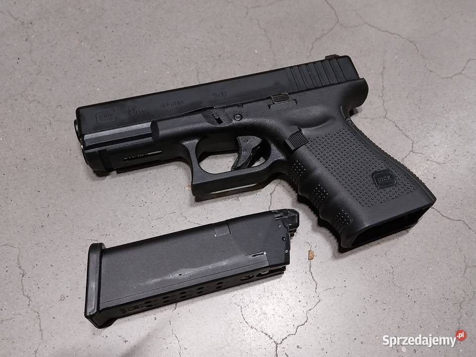 Replika pistolet ASG Glock 19 gen 4 6 mm 050071 Sporty strzeleckie i myślistwo Sport i Wypoczynek Czeladź
