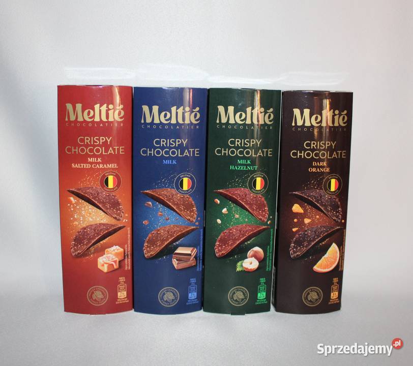 Meltie Listki chipsy czekoladowe 125g karmel wielkopolskie Stare Miasto