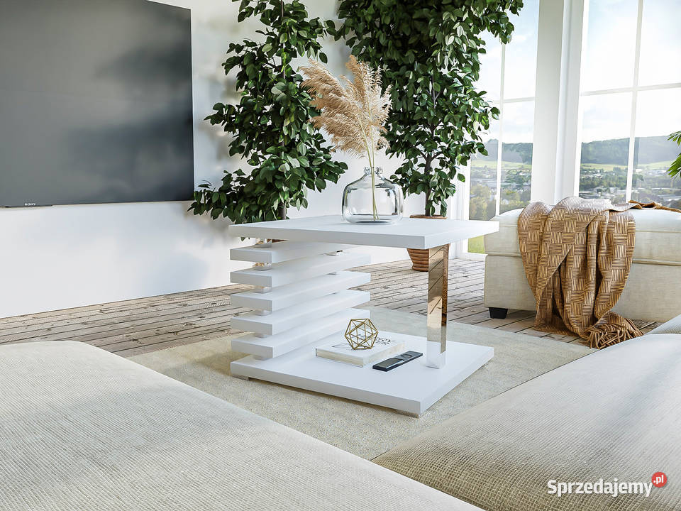 Ława kwadratowa do salonu stolik kawowy WYSOKI Wrocław