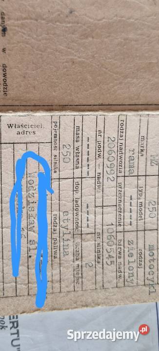 Rama ETZ 250 Części i akcesoria motocyklowe Wodzisław Śląski