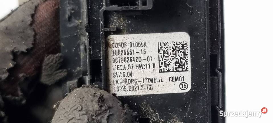 PRZYCISK CITROEN BERLINGO III 96788264ZD Pozostałe Lipno sprzedam