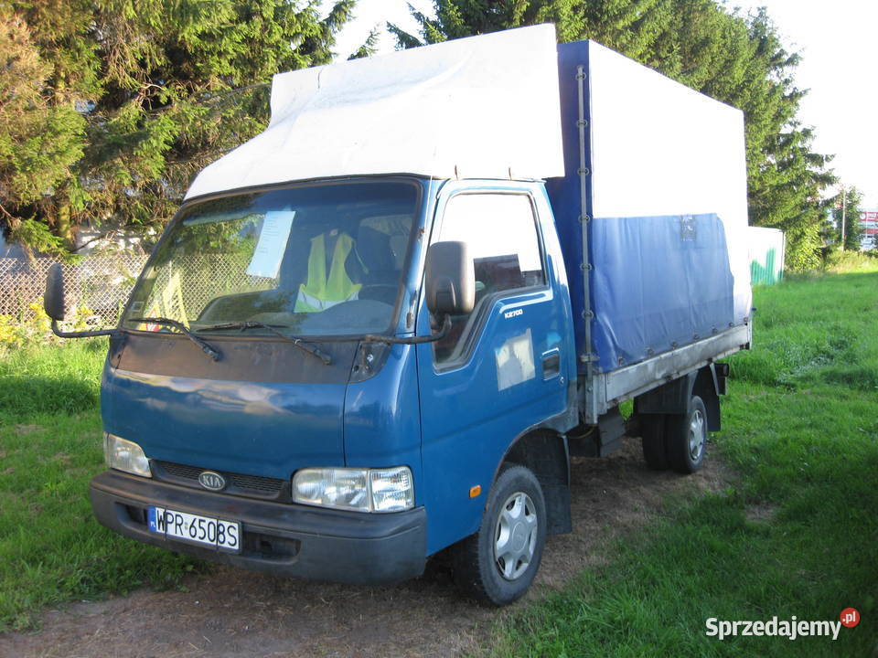 KIA K2700 SKRZNIA ALUMINIOWA Z PLANDEKĄ 27DIESEL zarejestrowany w Polsce sprzedam