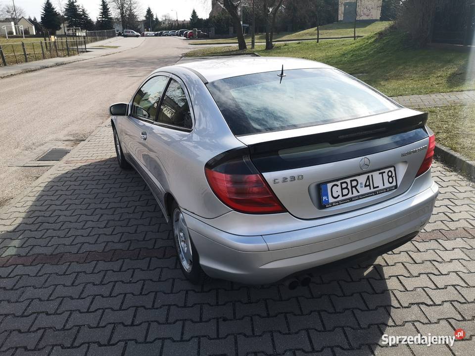 Mercedes C230 kompresor Coupe elektryczne lusterka kujawsko-pomorskie Brodnica sprzedam