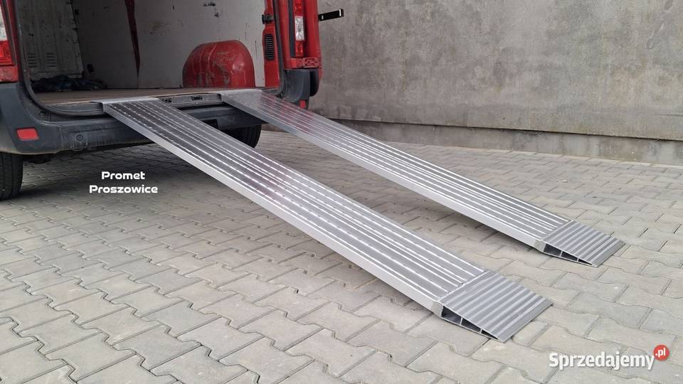 2 Najazdy Aluminiowe Panelowe 32 Frezowane Proszowice