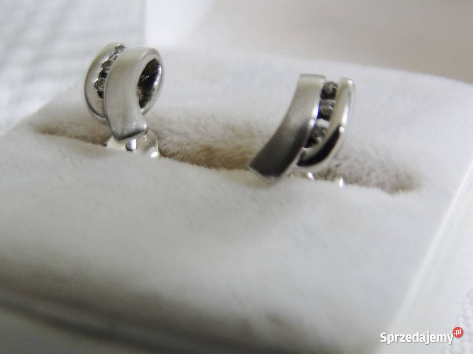 Nietuzinkowe subtelne kolczyki srebro 925 mazowieckie Warszawa