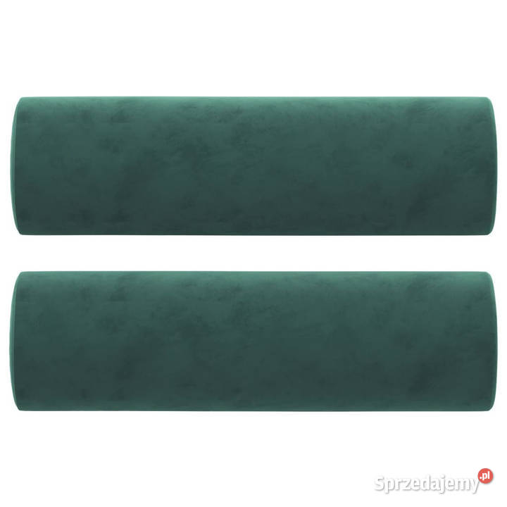 2osobowa sofa z poduszkami ciemnozielona 140 Warszawa