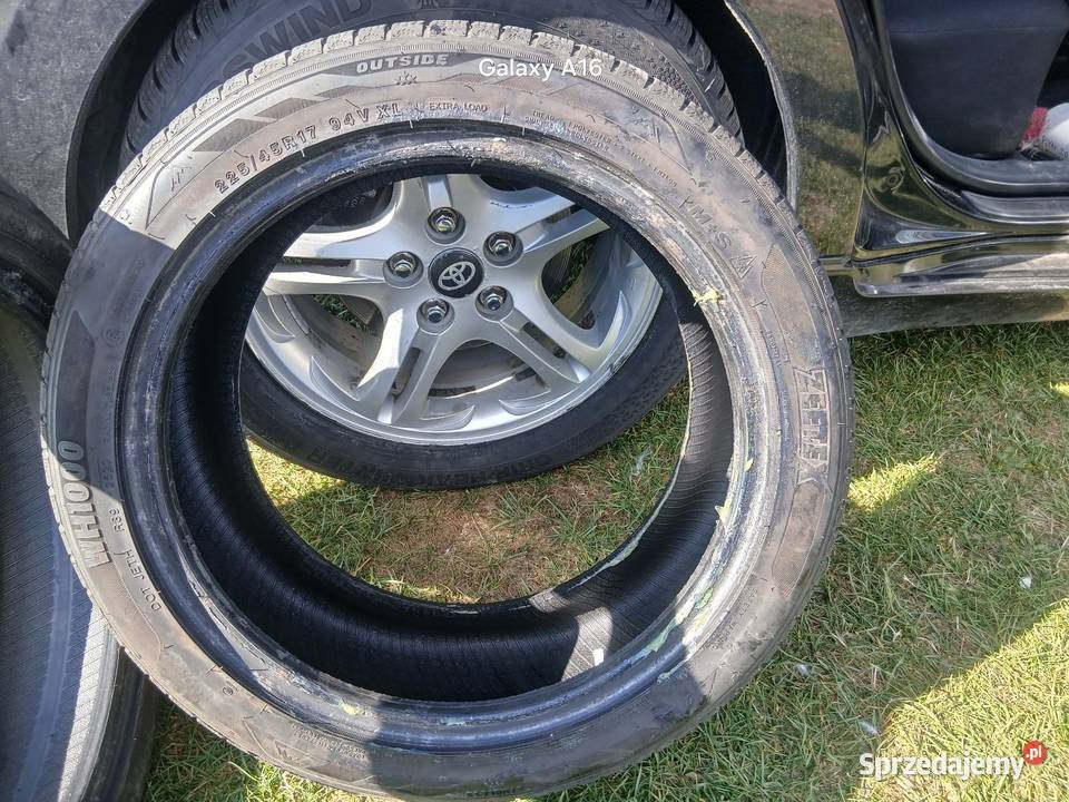 Opony zimowe 22545R17 małopolskie Limanowa sprzedam
