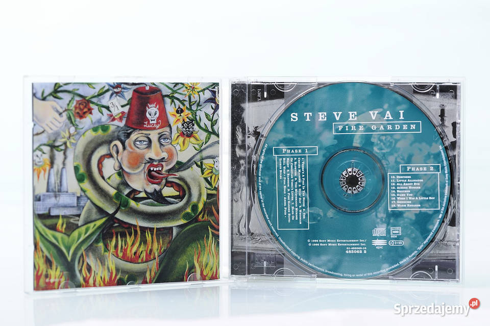 Steve Vai Fire Garden CD 1 płyta Wrocław sprzedam