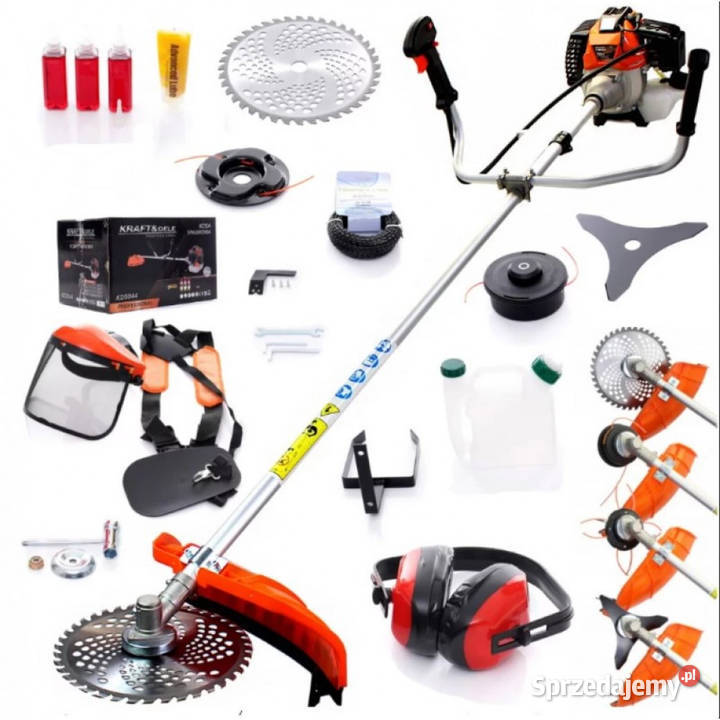 KOSA SPALINOWA Z AKCESORIAMI KRAFTDELE model Kosy i podkaszarki Wyrzeka