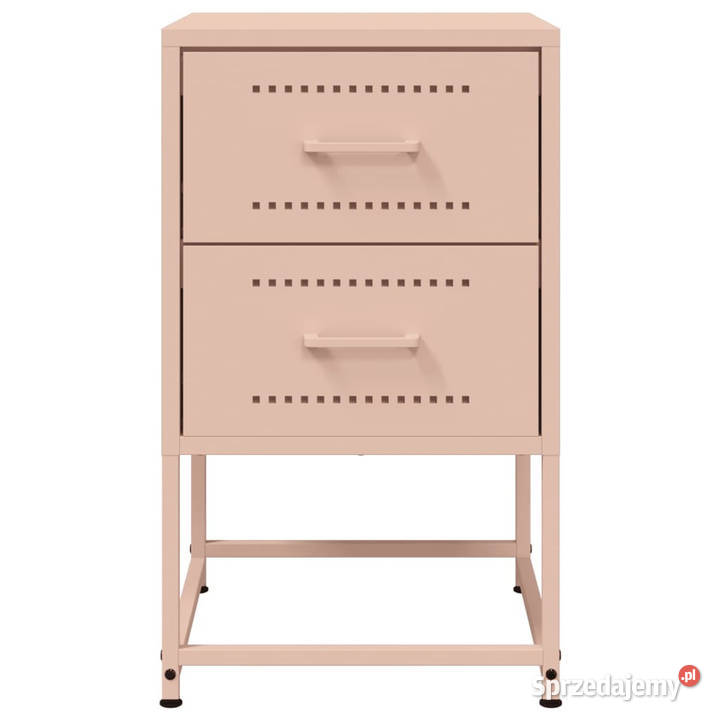 Szafka nocna różowa 36x39x605 stal WM846460 Warszawa sprzedam