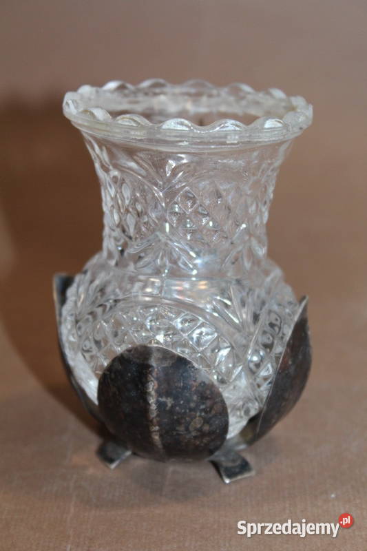 Wazon na posrebrzanej nóżce ne 1073 Pozostałe Szczecin