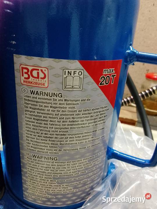 BGS 2883 Podnośnik hydrauliczny wspomagany Podnośniki pneumatyczne Katowice