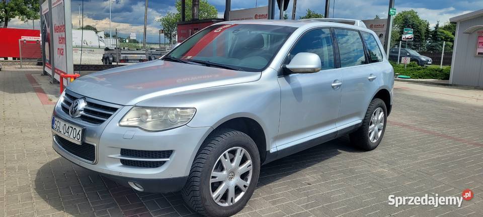 OKAZJA VW TOUAREG 2008r LIFT 313 V10 4x4 Automat poduszka powietrzna dolnośląskie Wrocław