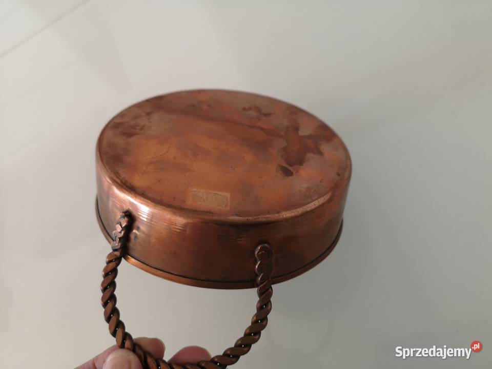 patera mosiądz vintage Toruń